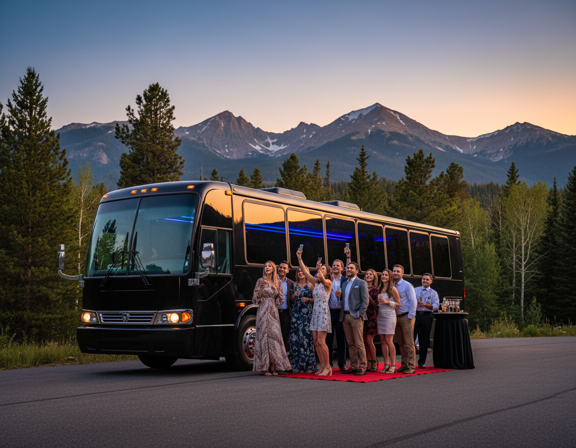 Loveland party bus and bus charter