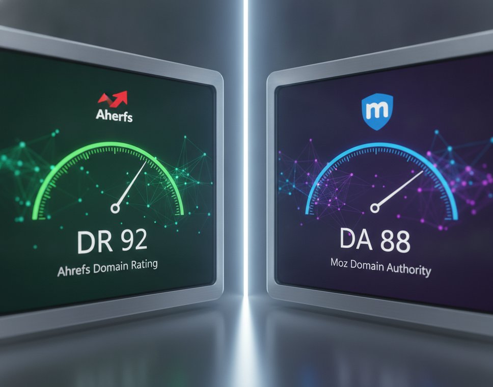Ahrefs DR vs Moz DA